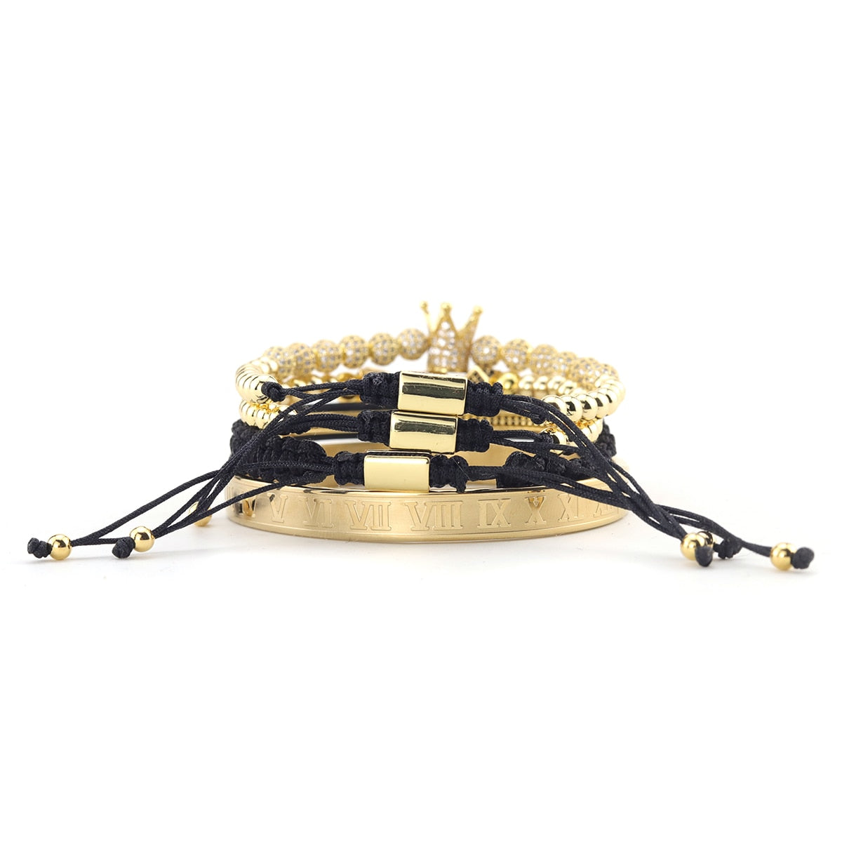 4pcs/set Royal King Beads Bracelet - YORNEKINTL