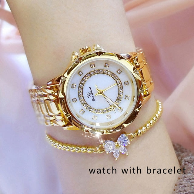 Elegant Rhinestone Ladies Watch - YORNEKINTL