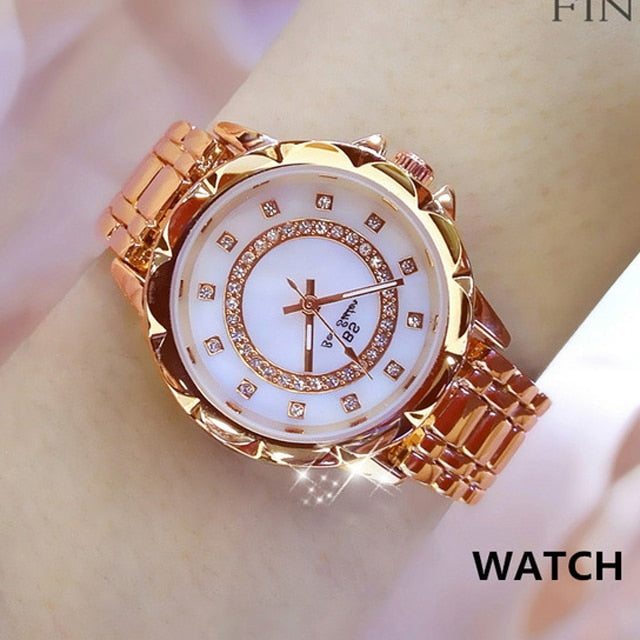 Elegant Rhinestone Ladies Watch - YORNEKINTL