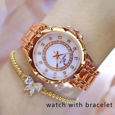 Elegant Rhinestone Ladies Watch - YORNEKINTL