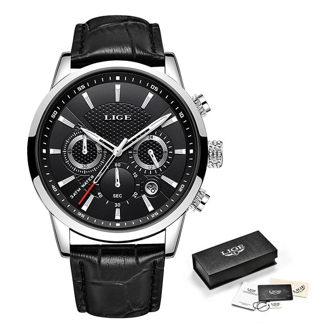 Waterproof Luminous Luxury Leather Watch - YORNEKINTL