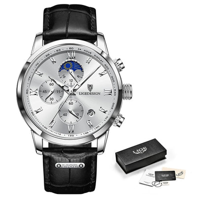 Waterproof Luminous Luxury Leather Watch - YORNEKINTL