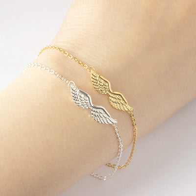 Stainless Steel Angel Wings Bracelet - YORNEKINTL