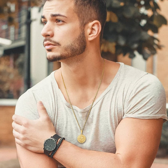 Sailing Compass Pendant Retro Necklace - YORNEKINTL