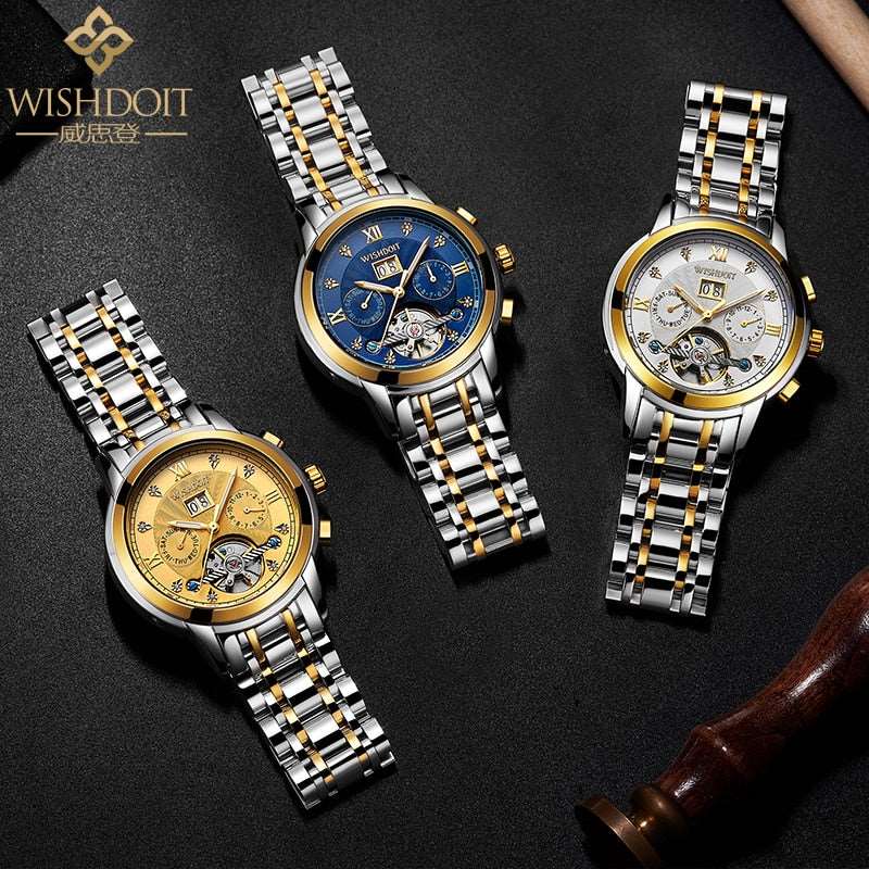 Mechanical Stainless Steel Waterproof Watch