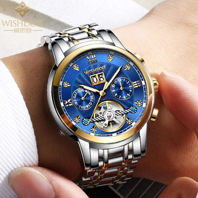 Mechanical Stainless Steel Waterproof Watch