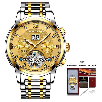 Mechanical Stainless Steel Waterproof Watch - YORNEKINTL