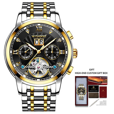 Mechanical Stainless Steel Waterproof Watch - YORNEKINTL
