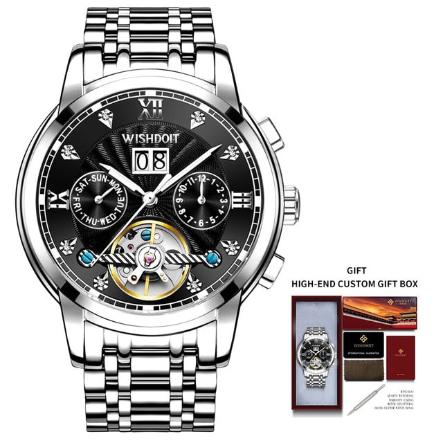 Mechanical Stainless Steel Waterproof Watch - YORNEKINTL