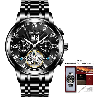 Mechanical Stainless Steel Waterproof Watch - YORNEKINTL